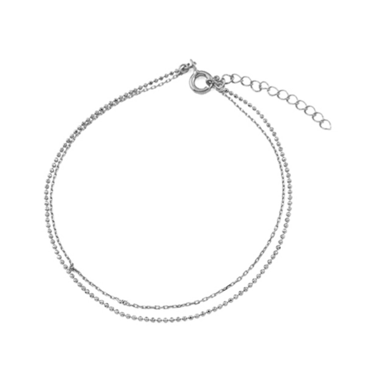 WEB限定】HAPPY SET（プラチナ ネックレス＆ブレスレット セット