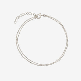 【Mood】シルバー プラチナメッキ ブレスレット