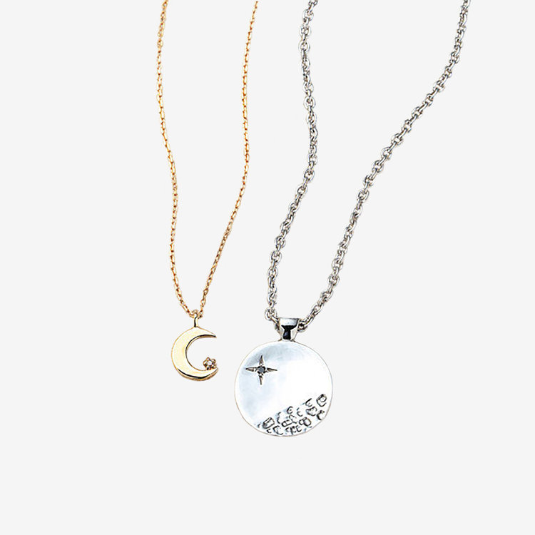 WEB限定】K10 イエローゴールド/シルバー ロジウムメッキ