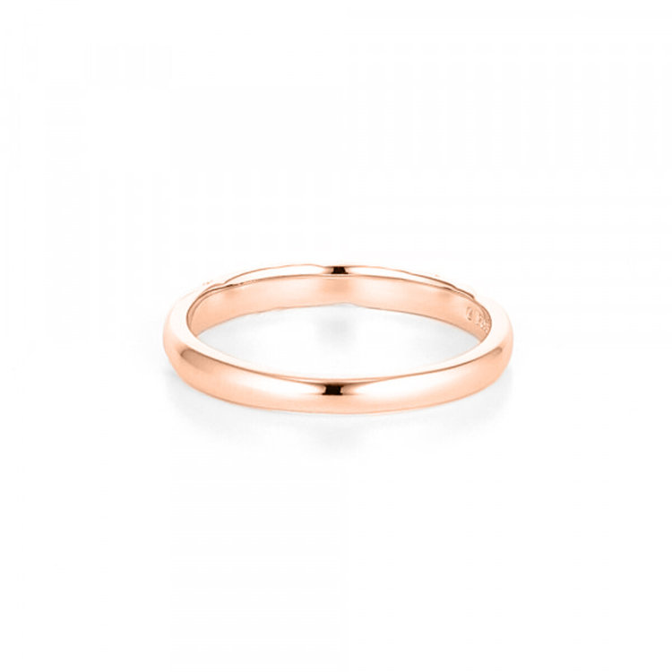 BLOOM ブライダル 【受注生産】K18 ピンクゴールド ダイヤモンド マリッジリング（レディース） ピンクゴールド