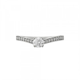 【受注生産】プラチナ ダイヤモンド エンゲージリング（0.25ct）<鑑定書付>