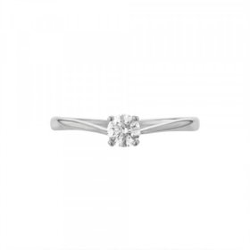 【受注生産】プラチナ ダイヤモンド エンゲージリング（0.25ct）<鑑定書付>