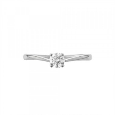 【受注生産】プラチナ ダイヤモンド エンゲージリング（0.25ct）<鑑定書付>