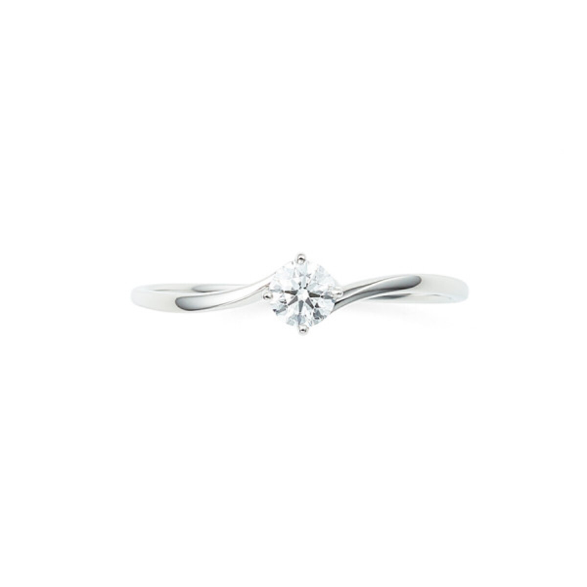 受注生産】プラチナ ダイヤモンド エンゲージリング（0.20ct）<鑑定