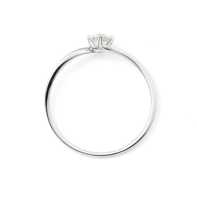 BLOOM ブライダル 【受注生産】プラチナ ダイヤモンド エンゲージリング（0.15ct）<鑑定書付> プラチナム