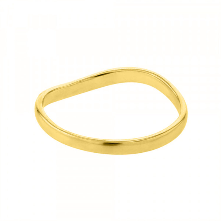 BLOOM ブライダル 【受注生産】K18 イエローゴールド マリッジリング（メンズ） ゴールド