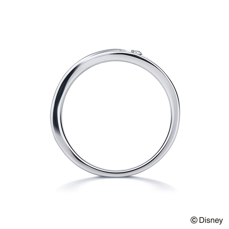 DISNEY PRINCESS 【受注生産】【Disney Princess】7月誕生石 プラチナ ルビー マリッジリング プラチナム