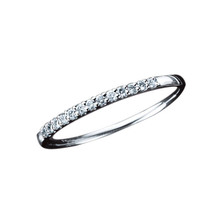 ESTELLE エステール K10 ホワイトゴールド ダイヤモンド リング（指輪）※ピンキーサイズあり ホワイトゴールド