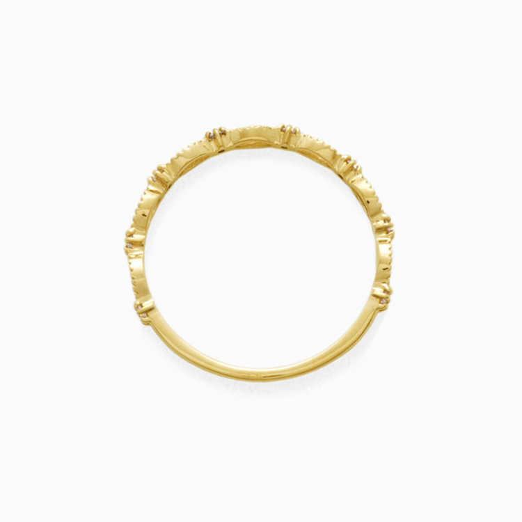 ESTELLE エステール K18 イエローゴールド ダイヤモンド リング（指輪） ゴールド