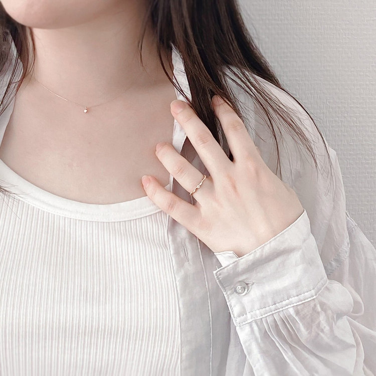 ESTELLE エステール 【WEB限定】K10 ピンクゴールド ダイヤモンド リング（指輪） ピンクゴールド