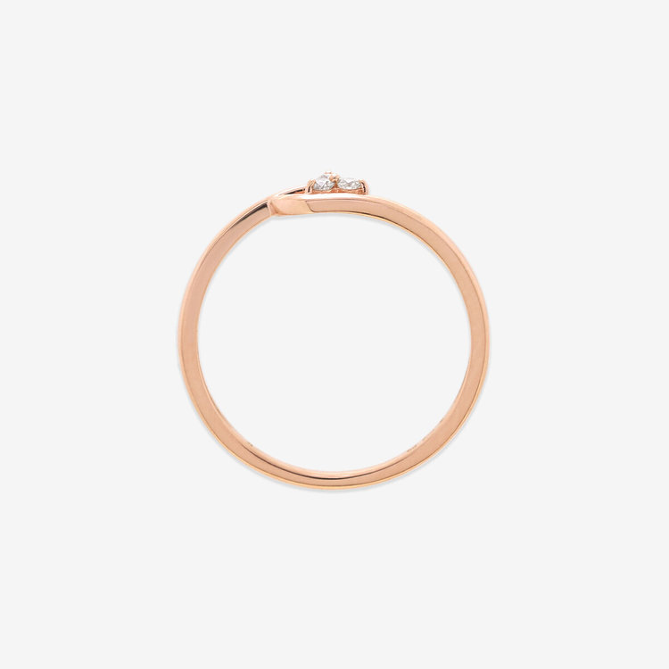 ESTELLE エステール K10 ピンクゴールド ダイヤモンド リング（指輪） ピンクゴールド