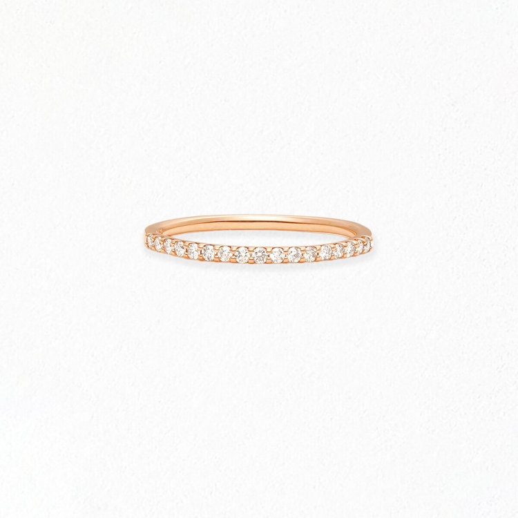 K10 ピンクゴールド ダイヤモンド リング（指輪）（0142-8502-0011