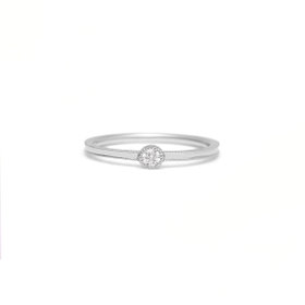 プラチナ ダイヤモンド リング（指輪）（0144-5224-0019）｜ESTELLE 
