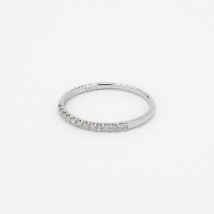 ESTELLE エステール プラチナ ダイヤモンド ハーフエタニティ リング（指輪） プラチナム