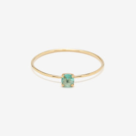 【WEB限定】5月誕生石 K10 イエローゴールド エメラルド リング（指輪）