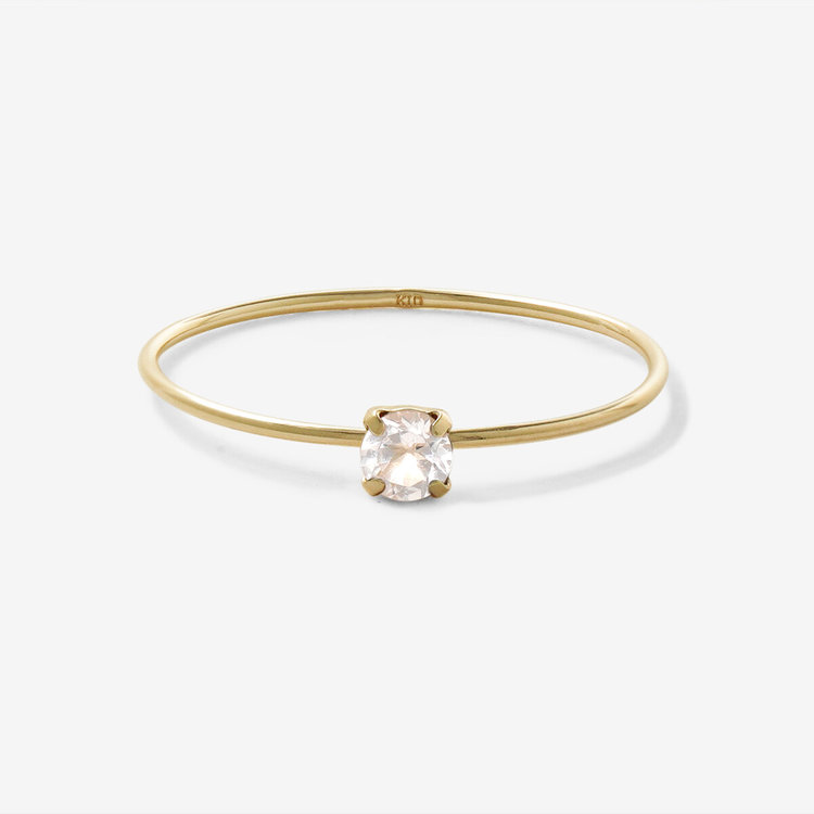 ESTELLE エステール 【WEB限定】4月誕生石 K10 イエローゴールド クォーツ リング（指輪） イエローゴールド