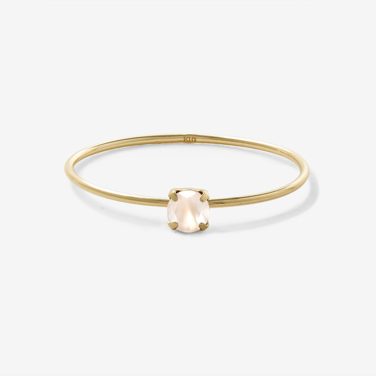 ESTELLE エステール 【WEB限定】6月誕生石 K10 イエローゴールド ムーンストーン リング（指輪） イエローゴールド