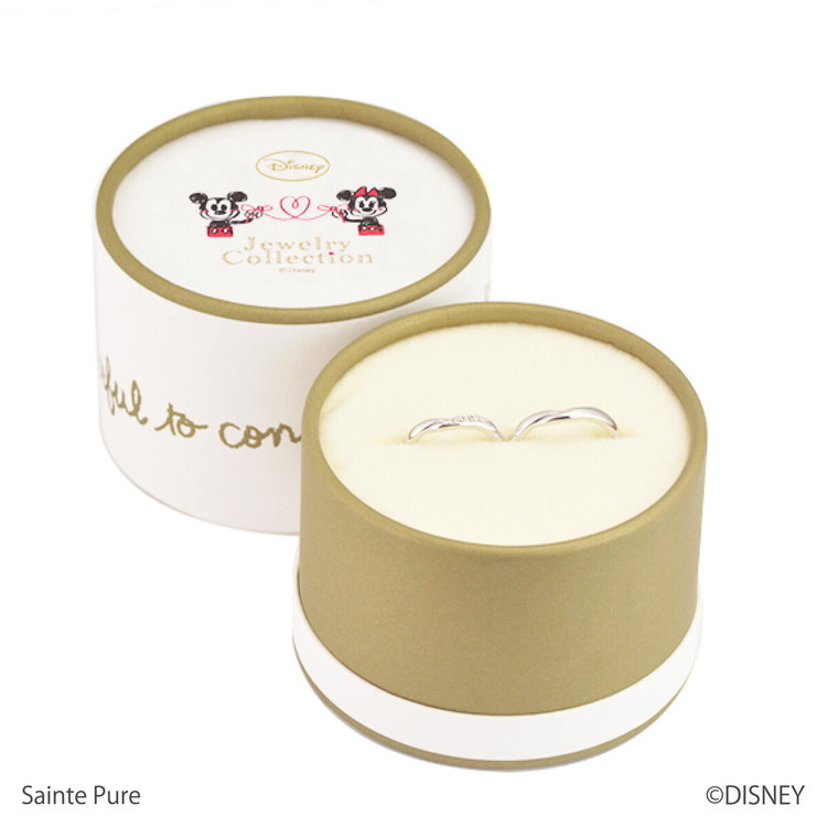 ESTELLE エステール 【ディズニー】KISS シルバー ペアリング（レディース） シルバー