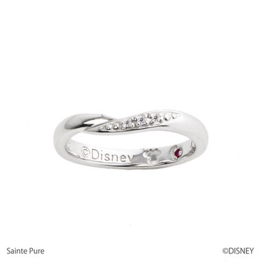 【ディズニー】LOVE シルバー ペアリング（レディース）