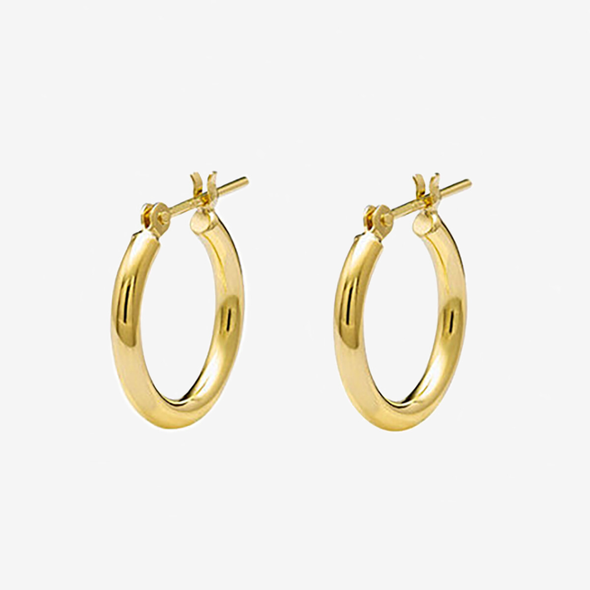 Ear Jewelry】プラチナ フープ ピアス（15mm）（0202-2644-0019