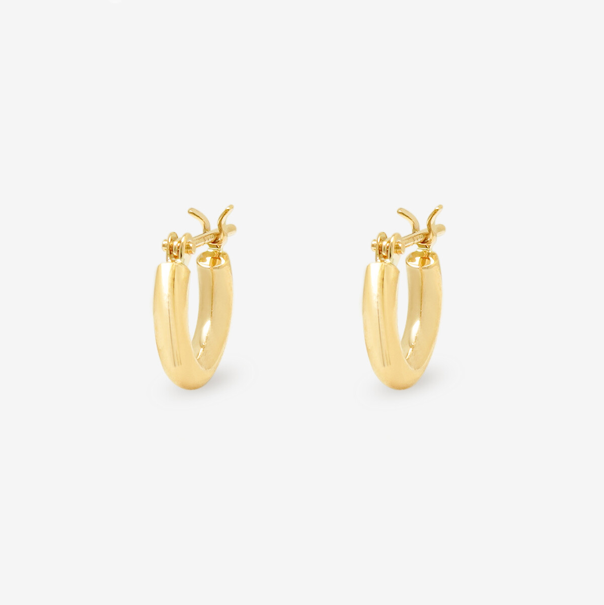 Ear Jewelry】K10 イエローゴールド フープ ピアス（0202-1765-0010