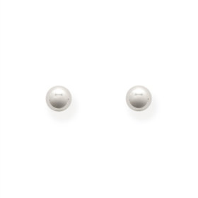 【Ear Jewelry】K18 ホワイトゴールド ピアス （4mm）