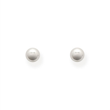 【Ear Jewelry】K18 ホワイトゴールド ピアス （4mm）