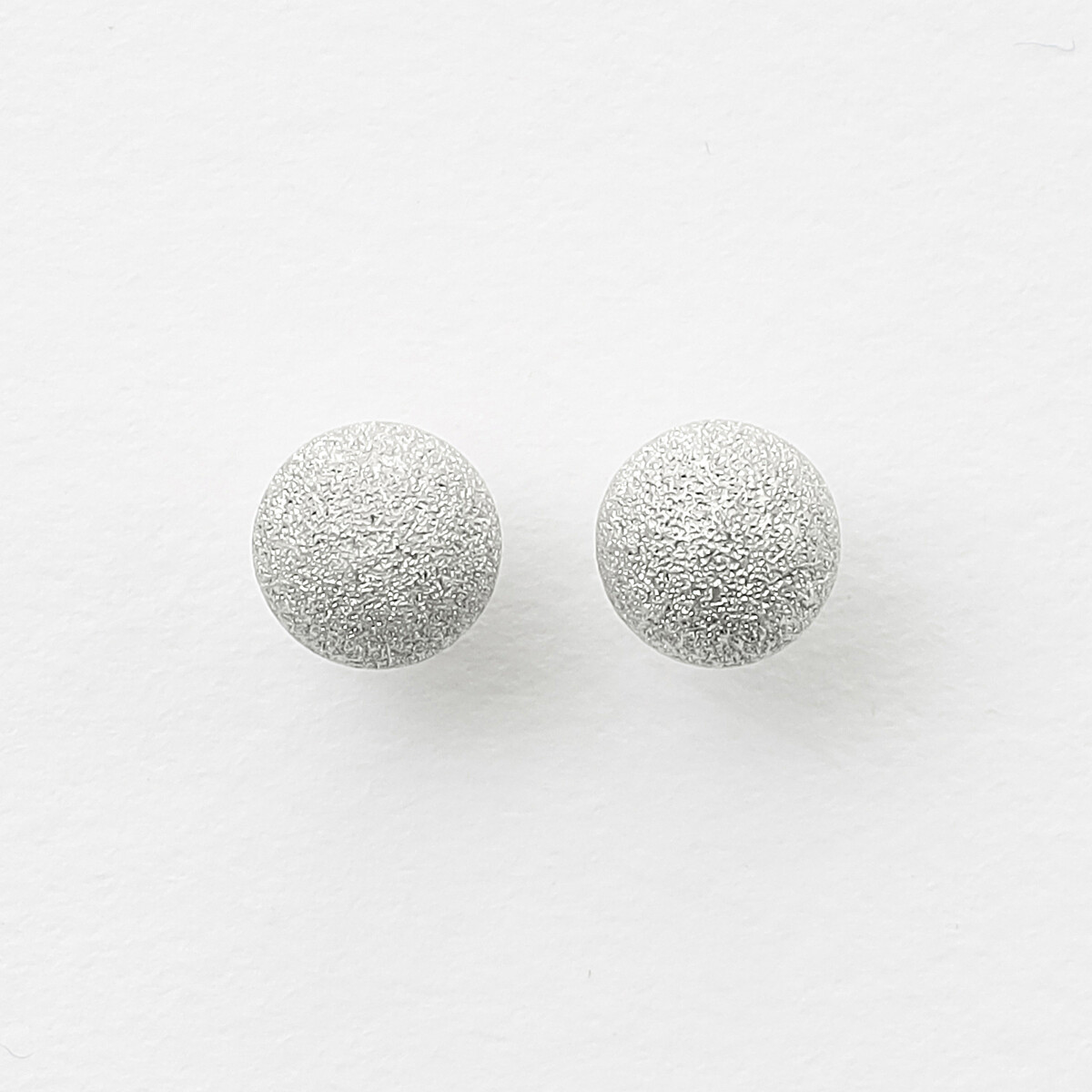K18 ホワイトゴールド フープ ピアス（10mm）（0202-1792-0014