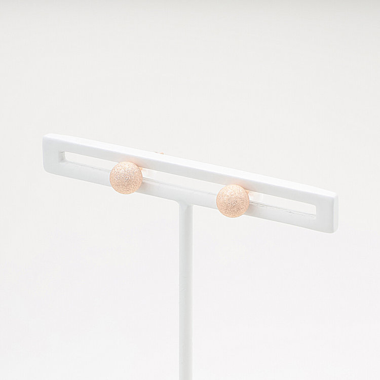 ESTELLE エステール 【Ear Jewelry】K18 ピンクゴールド ピアス（5.0mm） ピンクゴールド