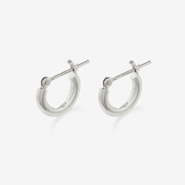 【Ear Jewelry】プラチナ フープ ピアス
