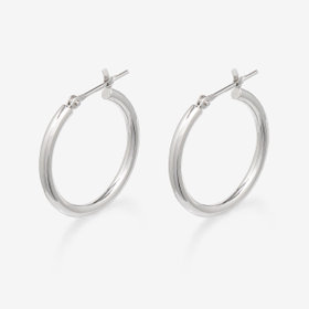 【Ear Jewelry】プラチナ フープ ピアス