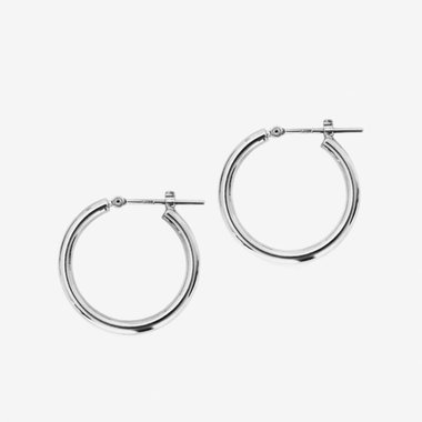 【Ear Jewelry】プラチナ フープ ピアス