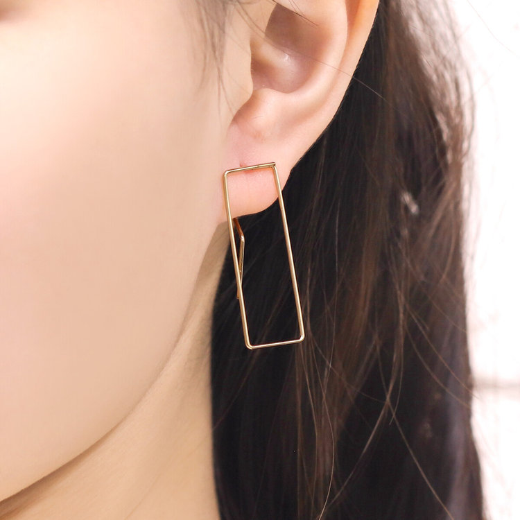 ESTELLE エステール K14 ゴールドフィルド フック ピアス イエロー