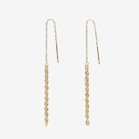 【WEB限定】K10 イエローゴールド アメリカン ピアス