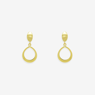 K10 イエローゴールド ピアス