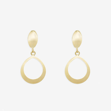 K10 イエローゴールド ピアス