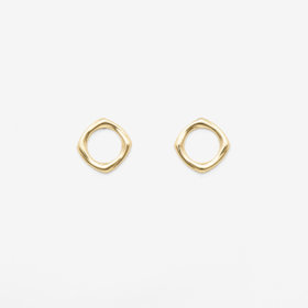 K10 イエローゴールド ピアス