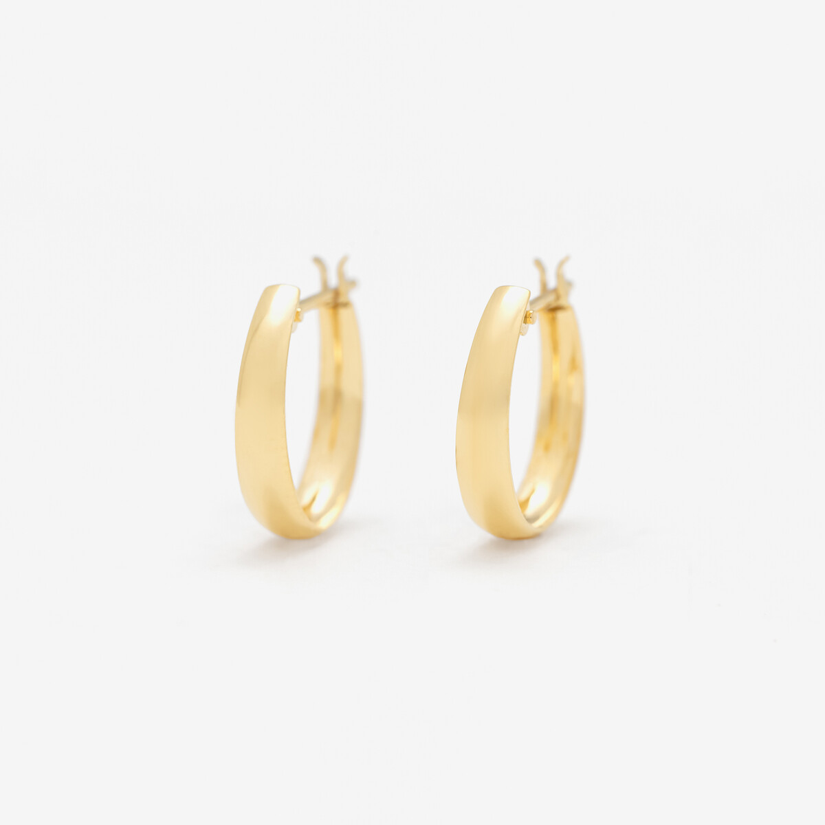 Ear Jewelry】K18 イエローゴールド フープ ピアス（20mm