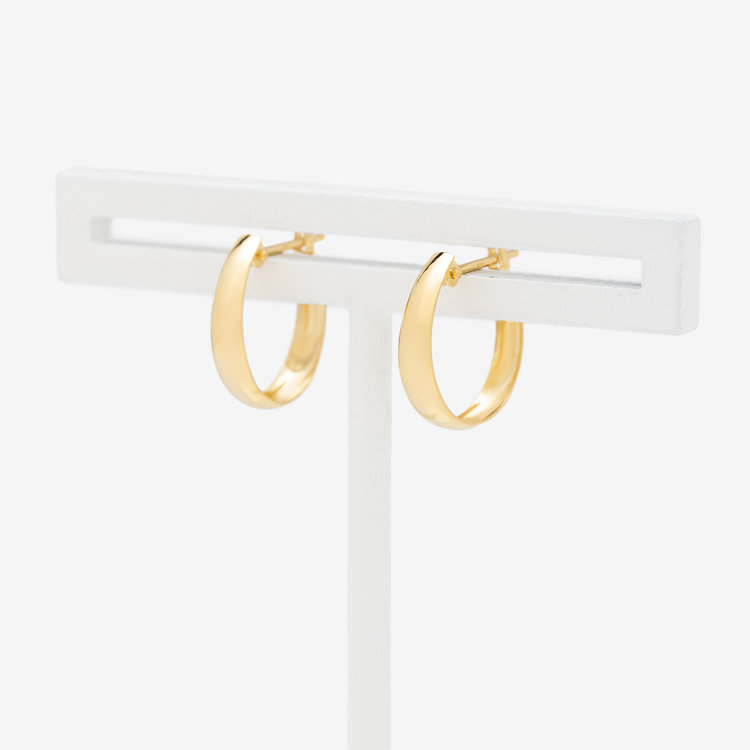 ESTELLE エステール K18 イエローゴールド フープ ピアス イエローゴールド