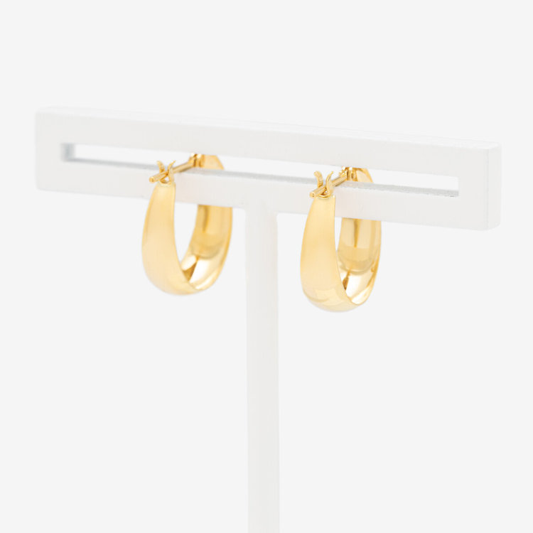 ESTELLE エステール K18 イエローゴールド フープ ピアス イエローゴールド