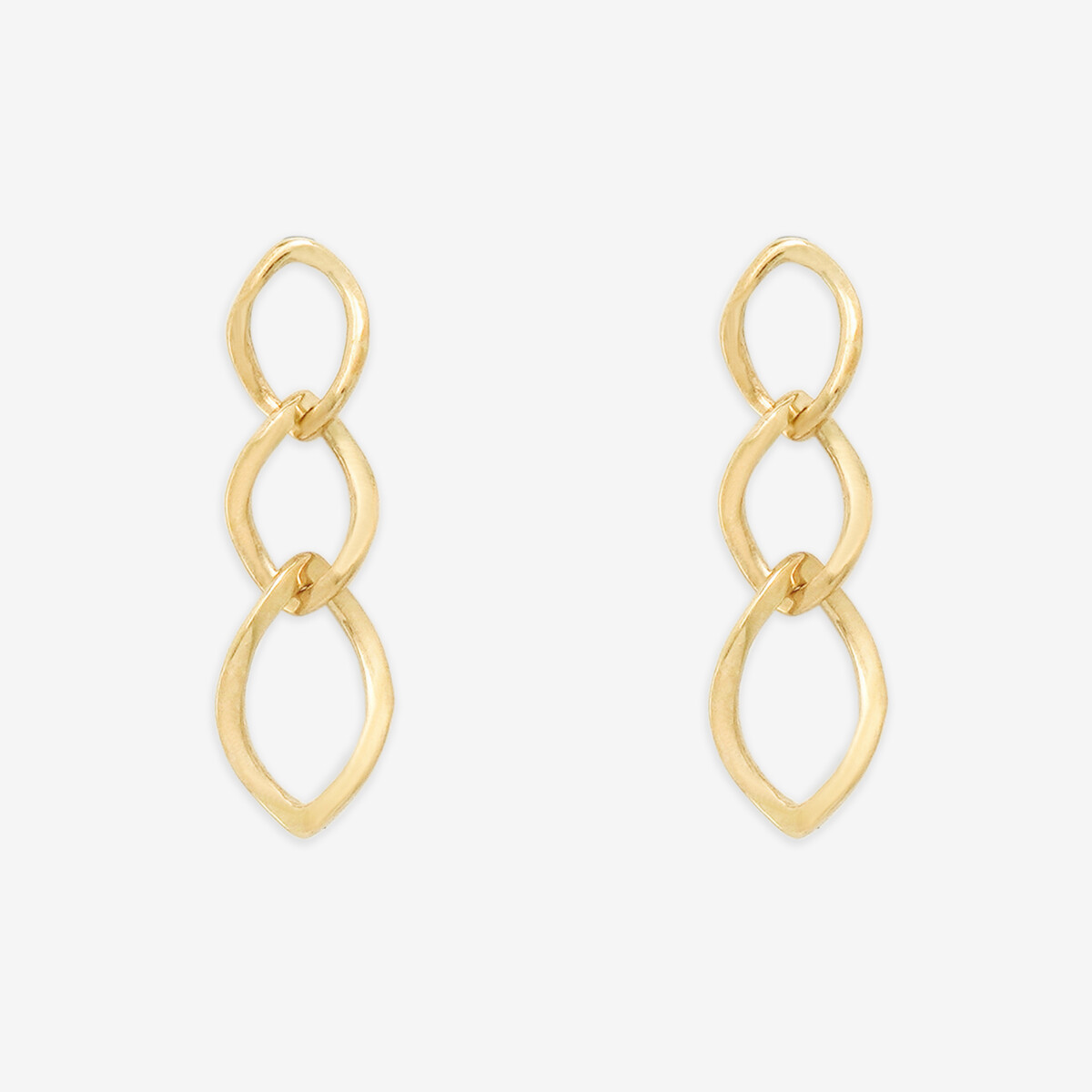 Ear Jewelry】K18 イエローゴールド フープ ピアス（10mm）（0201-5994