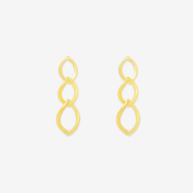 K10 イエローゴールド ピアス