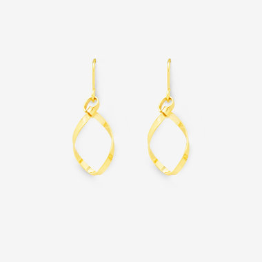 K10 イエローゴールド フック ピアス