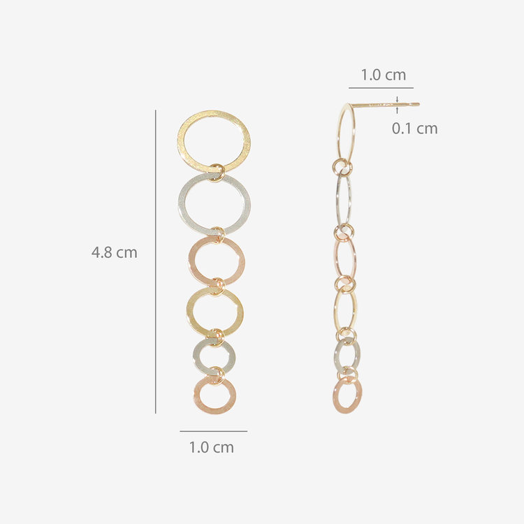 ESTELLE エステール K10 イエローゴールド/ピンクゴールド/プラチナ ピアス イエローゴールド