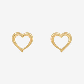 【公式サイト限定】K10 イエローゴールド ハート ピアス