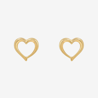 【公式サイト限定】K10 イエローゴールド ハート ピアス