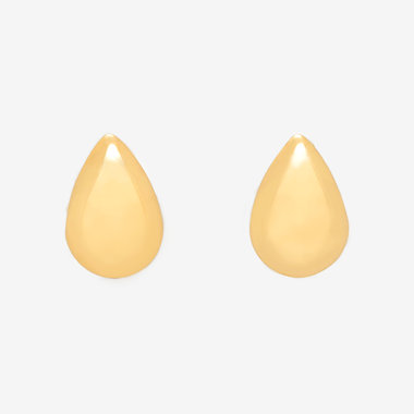 K10 イエローゴールド しずく ピアス