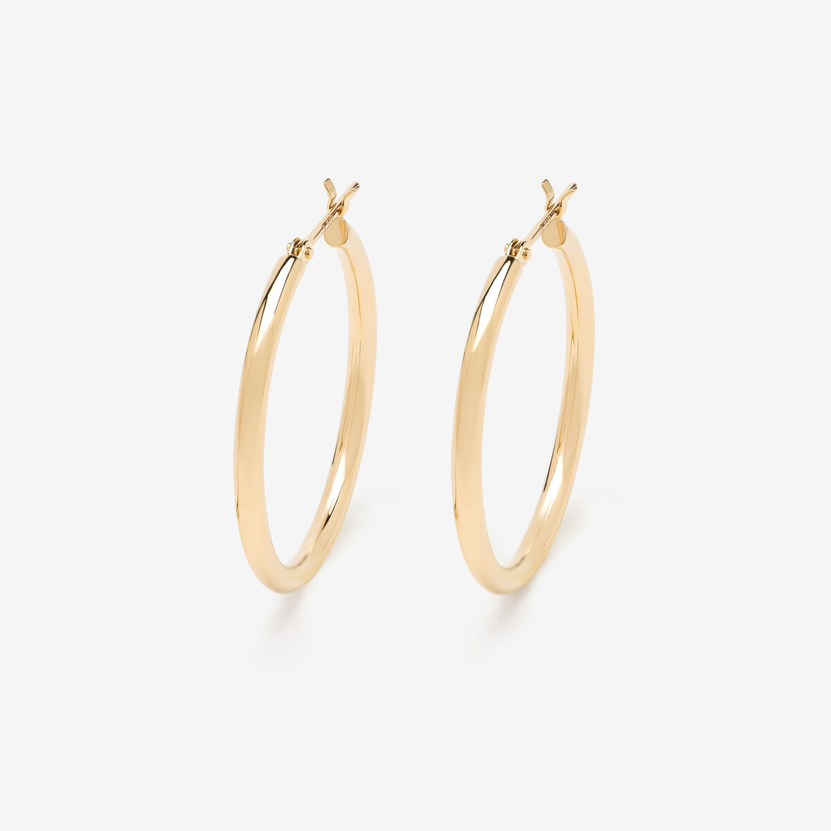 K18 ピンクゴールド フープ ピアス（0202-1795-0011）｜ESTELLE