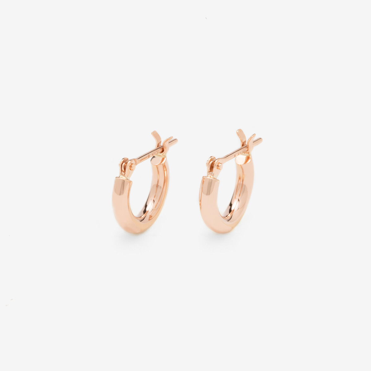 K10 ホワイトゴールド フープピアス ESTELLE ESTELLE ピアス K10 ホワイトゴールド フープピアス ESTELLE