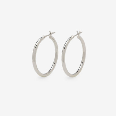 【未使用】BLOOM(エステール) k18 フープピアス Ear Jewelry】K18 イエローゴールド フープ ピアス（20mm